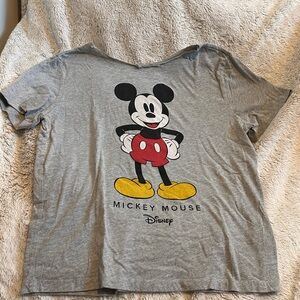 Disney Mickey Mouse Gray T-Shirt